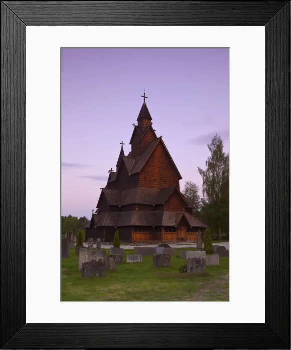 Framed Print : The impressive exterior of Heddal Stave Church, Norways largest wooden Stavekirke, Notodden, Telemark, Norway, Scandinavia, Europe Framed Print : The impressive exterior of Heddal Stave Church, Norways largest wooden Stavekirke, Notodden, Telemark, Norway, Scandinavia, Europe