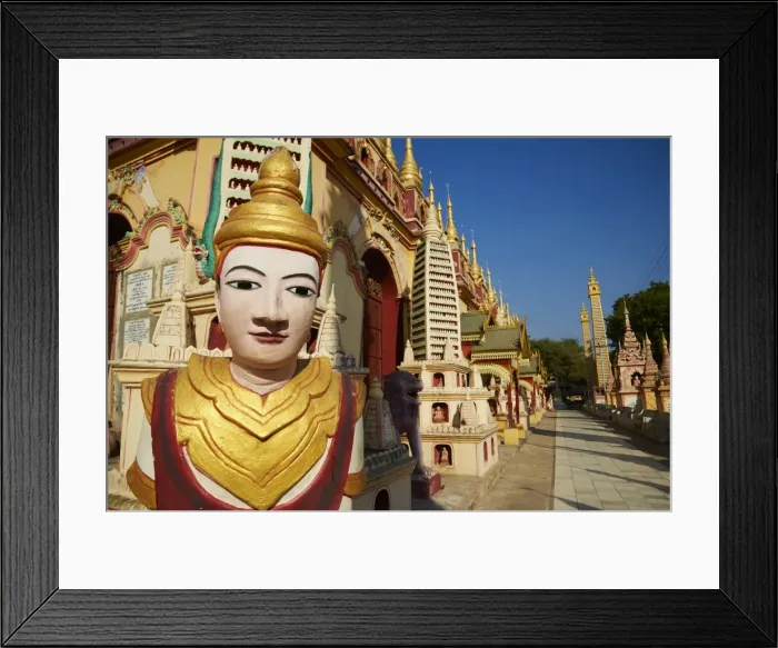 Framed Print : Thanbodhay Pagoda, Monywa, Sagaing Division, Myanmar (Burma), Asia Framed Print : Thanbodhay Pagoda, Monywa, Sagaing Division, Myanmar (Burma), Asia