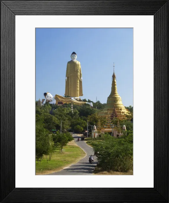 Framed Print : Bodhi Tataung, the worlds tallest standing Buddha at 424 feet, near Monywa, Monywa Region, Myanmar (Burma), Asia Framed Print : Bodhi Tataung, the worlds tallest standing Buddha at 424 feet, near Monywa, Monywa Region, Myanmar (Burma), Asia