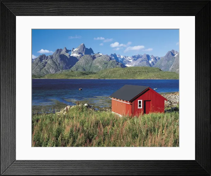 Framed Print : Trolltinden Mountains, Lofoten Islands, Norway Framed Print : Trolltinden Mountains, Lofoten Islands, Norway