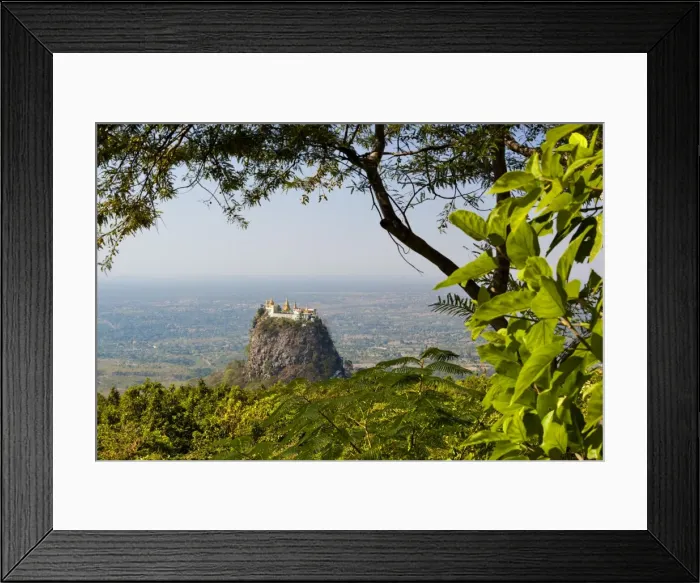 Framed Print : Mount Popa Temple, Mount Popa, near Bagan, Central Myanmar, Myanmar (Burma), Asia Framed Print : Mount Popa Temple, Mount Popa, near Bagan, Central Myanmar, Myanmar (Burma), Asia
