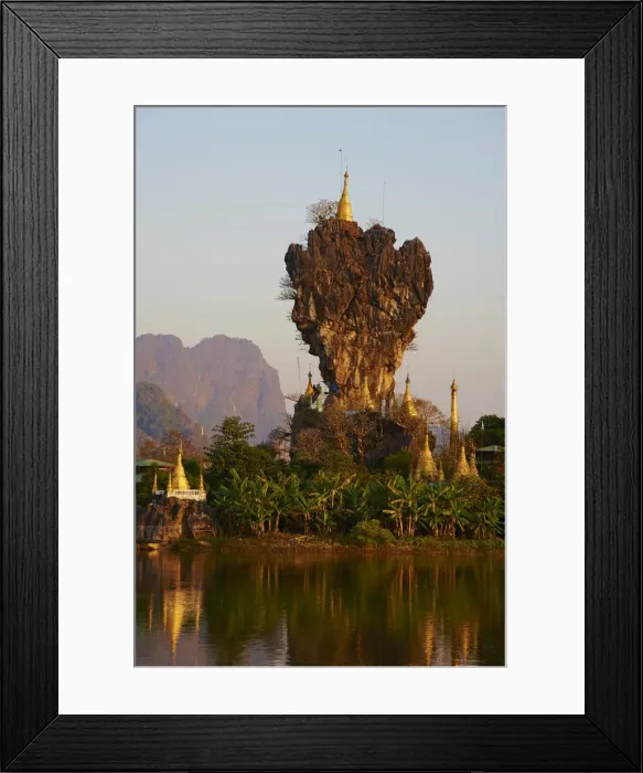 Framed Print : Kyauk Kalap Monastery, Hpa-An, Karen State, Myanmar (Burma), Asia Framed Print : Kyauk Kalap Monastery, Hpa-An, Karen State, Myanmar (Burma), Asia