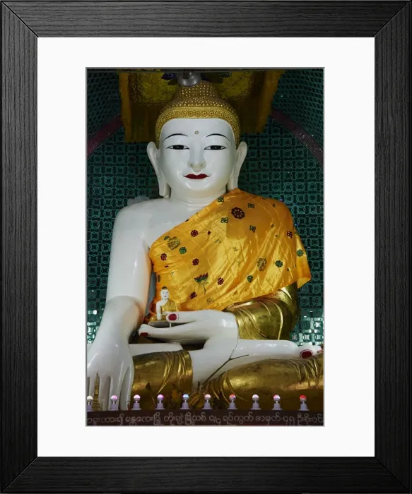 Framed Print : Buddha statue, Mandalay Hill, Mandalay, Myanmar (Burma), Asia Framed Print : Buddha statue, Mandalay Hill, Mandalay, Myanmar (Burma), Asia