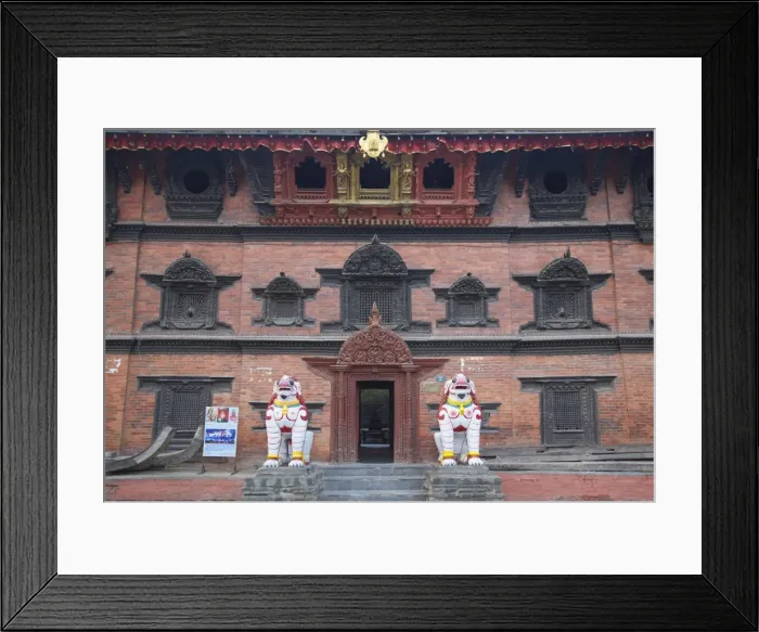 Framed Print : Entrance of Kumari Bahal, Durbar Square, UNESCO World Heritage Site, Kathmandu, Nepal, Asia Framed Print : Entrance of Kumari Bahal, Durbar Square, UNESCO World Heritage Site, Kathmandu, Nepal, Asia