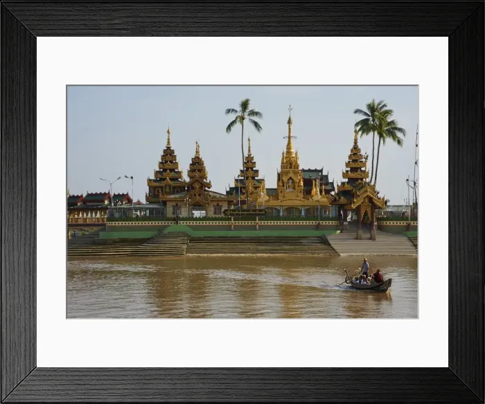 Framed Print : Floating temple and monastery, Yele Paya, Kyauktan, Yangonb (Rangoon) area, Myanmar (Burma), Asia Framed Print : Floating temple and monastery, Yele Paya, Kyauktan, Yangonb (Rangoon) area, Myanmar (Burma), Asia