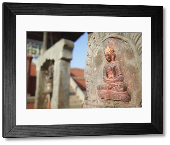 Framed Print : Statue at Bhagwati Shiva Temple, Dhulikhel, Kathmandu Valley, Nepal, Asia Framed Print : Statue at Bhagwati Shiva Temple, Dhulikhel, Kathmandu Valley, Nepal, Asia