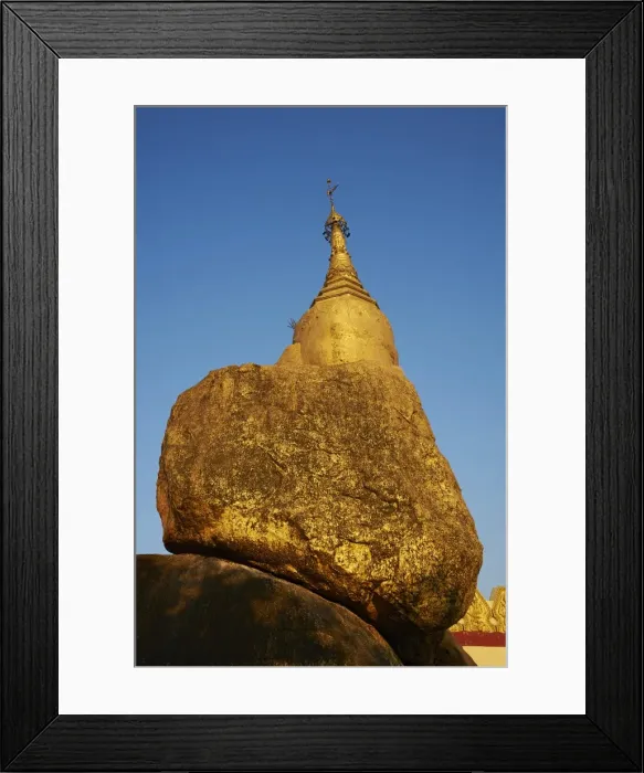 Framed Print : The Golden Rock of Nwa La Bo, Mawlamyine (Moulmein), Mon State, Myanmar (Burma), Asia Framed Print : The Golden Rock of Nwa La Bo, Mawlamyine (Moulmein), Mon State, Myanmar (Burma), Asia