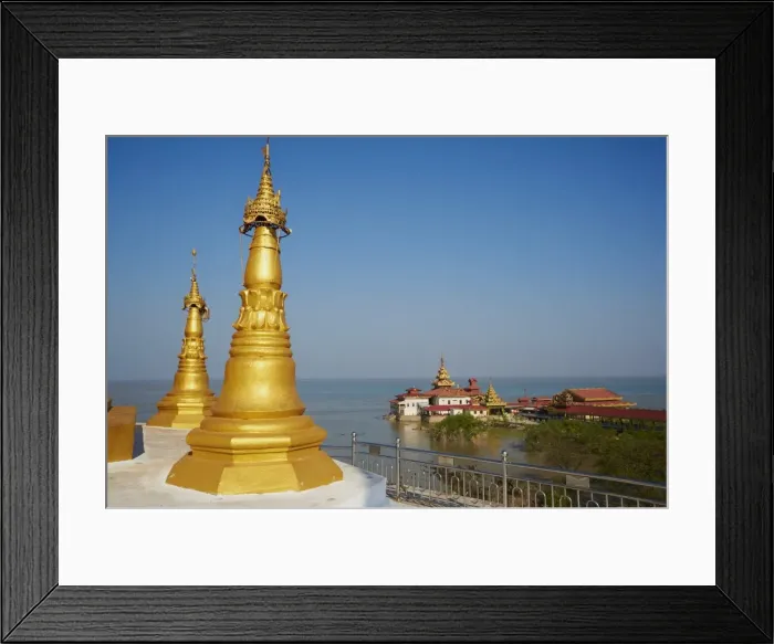Framed Print : Paya Yele, monastery, floating temple, Kyaikkami, Mawlamyine (Moulmein) area, Mon State, Myanmar (Burma), Asia Framed Print : Paya Yele, monastery, floating temple, Kyaikkami, Mawlamyine (Moulmein) area, Mon State, Myanmar (Burma), Asia
