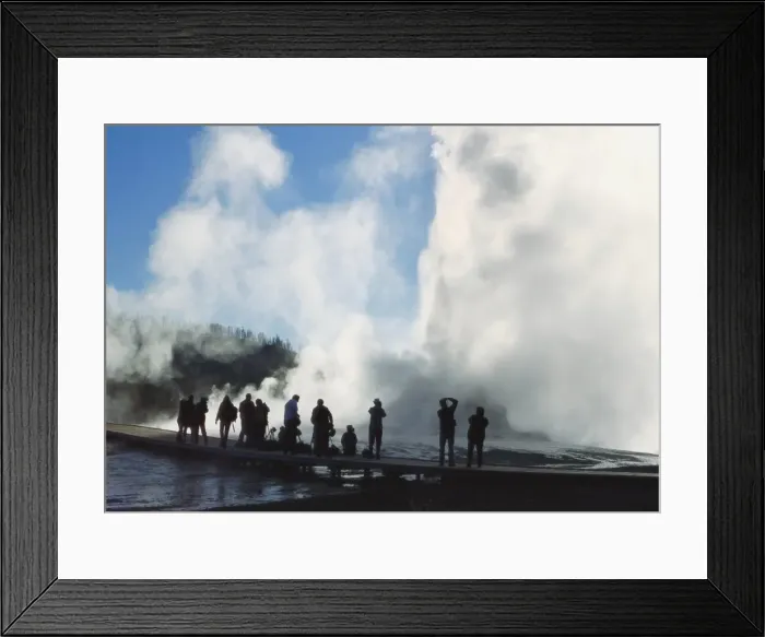 Framed Print : Castle Geyser, Upper Geyser Basin, Yellowstone National park, Wyoming, USA Framed Print : Castle Geyser, Upper Geyser Basin, Yellowstone National park, Wyoming, USA