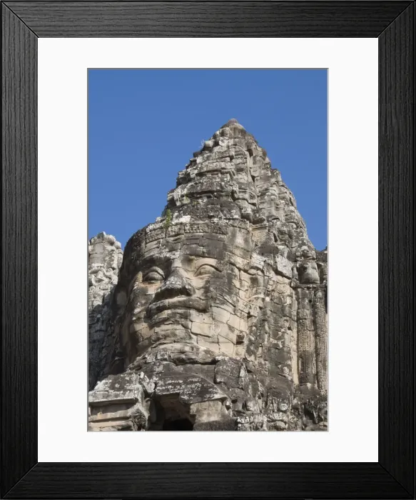 Framed Print : South Gate enterance to Angkor Thom, Siem Reap, Cambodia Framed Print : South Gate enterance to Angkor Thom, Siem Reap, Cambodia