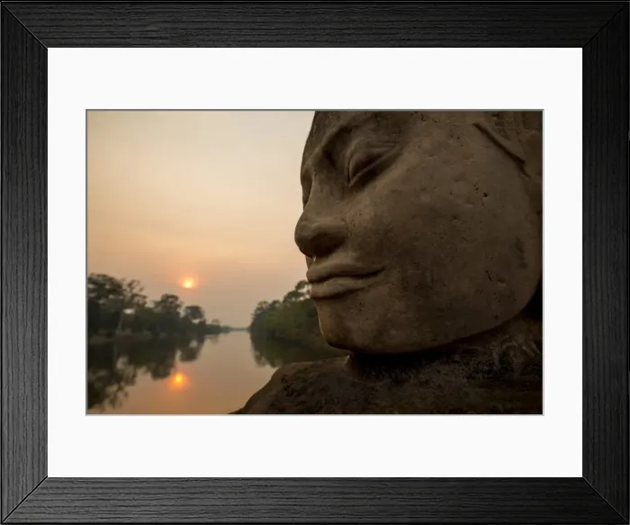Framed Print : Faces of Deva and Asuras, Southern Gate, Angkor Thom, Angkor, UNESCO World Heritage Site, Siem Reap, Cambodia, Indochina, Southeast Asia, Asia Framed Print : Faces of Deva and Asuras, Southern Gate, Angkor Thom, Angkor, UNESCO World Heritage Site, Siem Reap, Cambodia, Indochina, Southeast Asia, Asia