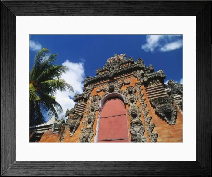 Framed Print : Temple Near Klungkung, Bali, Indonesia Framed Print : Temple Near Klungkung, Bali, Indonesia
