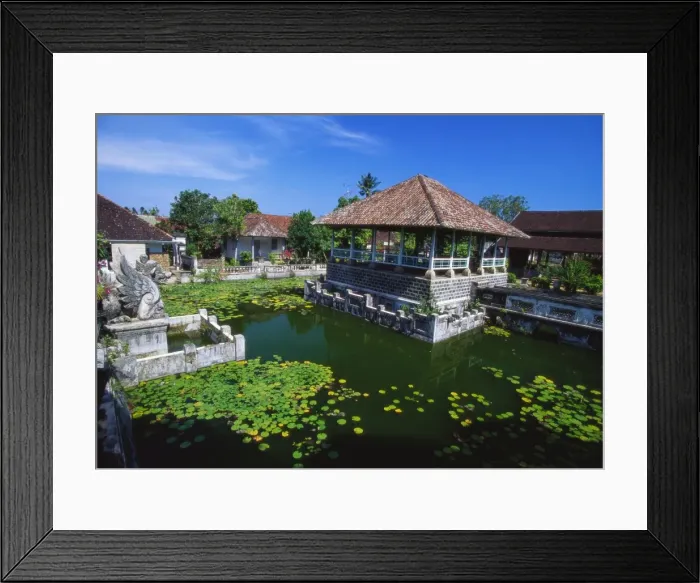 Framed Print : Ornamental Lake, Raja of Karangasem Palace, Amlapura, Bali, Indonesia Framed Print : Ornamental Lake, Raja of Karangasem Palace, Amlapura, Bali, Indonesia