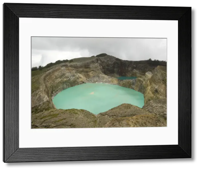 Framed Print : Multi-coloured crater lakes at summit of Kelimutu volcano, eastern Flores, Nusa Tenggara, Indonesia, Southeast Asia, Asia Framed Print : Multi-coloured crater lakes at summit of Kelimutu volcano, eastern Flores, Nusa Tenggara, Indonesia, Southeast Asia, Asia