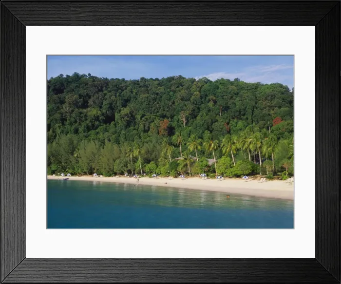 Framed Print : Terengganu, Perhentian Besar, Malaysia Framed Print : Terengganu, Perhentian Besar, Malaysia