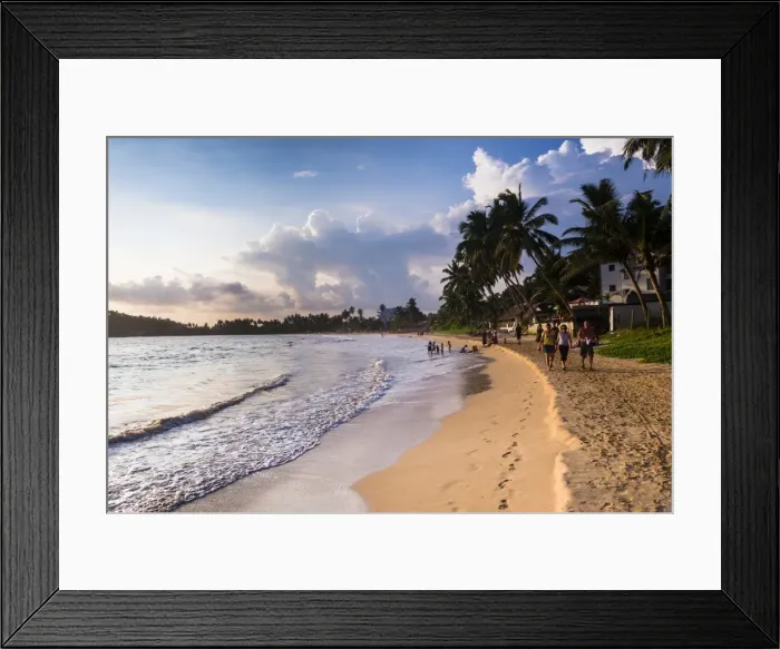 Framed Print : Mirissa Beach at sunset, South Coast, Southern Province, Sri Lanka, Asia Framed Print : Mirissa Beach at sunset, South Coast, Southern Province, Sri Lanka, Asia