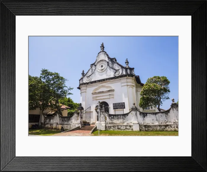 Framed Print : Dutch Reformed Church, Old Town of Galle, UNESCO World Heritage Site, Sri Lanka, Asia Framed Print : Dutch Reformed Church, Old Town of Galle, UNESCO World Heritage Site, Sri Lanka, Asia