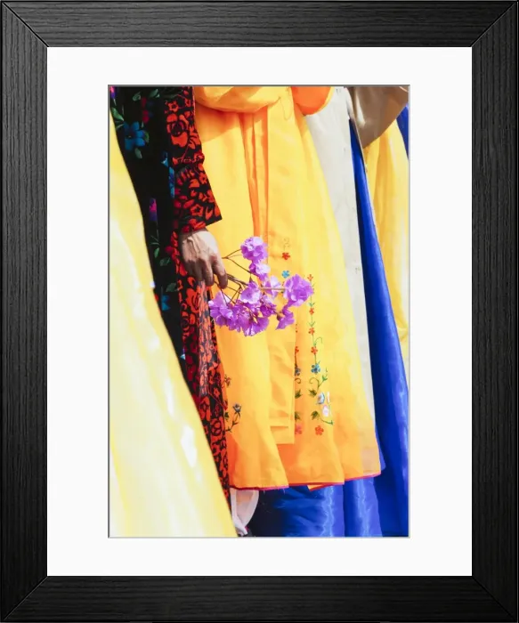 Framed Print : Women in traditional dress during street celebrations, Pyongyang, North Korea (Democratic Peoples Republic of Korea), Asia Framed Print : Women in traditional dress during street celebrations, Pyongyang, North Korea (Democratic Peoples Republic of Korea), Asia