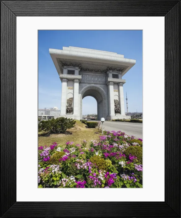 Framed Print : Arch of Triumph, Pyongyang, North Korea (Democratic Peoples Republic of Korea), Asia