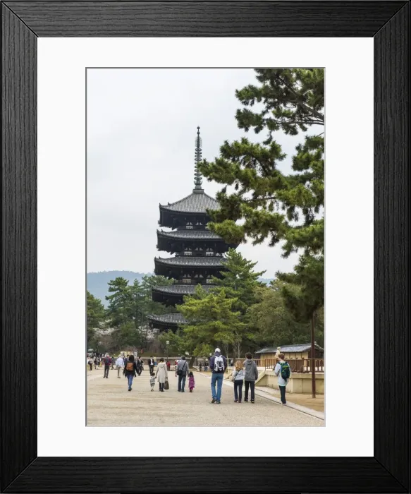 Framed Print : Gojyu-no-to (Five Storied Pagoda), UNESCO World Heritage Site, Nara, Kansai, Japan, Asia Framed Print : Gojyu-no-to (Five Storied Pagoda), UNESCO World Heritage Site, Nara, Kansai, Japan, Asia