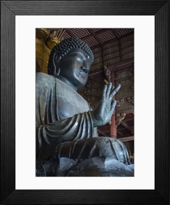 Framed Print : Big Buddha statue, Daibutsuden (Big Buddha Hall), Todaiji Temple, UNESCO World Heritage Site, Nara, Kansai, Japan, Asia Framed Print : Big Buddha statue, Daibutsuden (Big Buddha Hall), Todaiji Temple, UNESCO World Heritage Site, Nara, Kansai, Japan, Asia