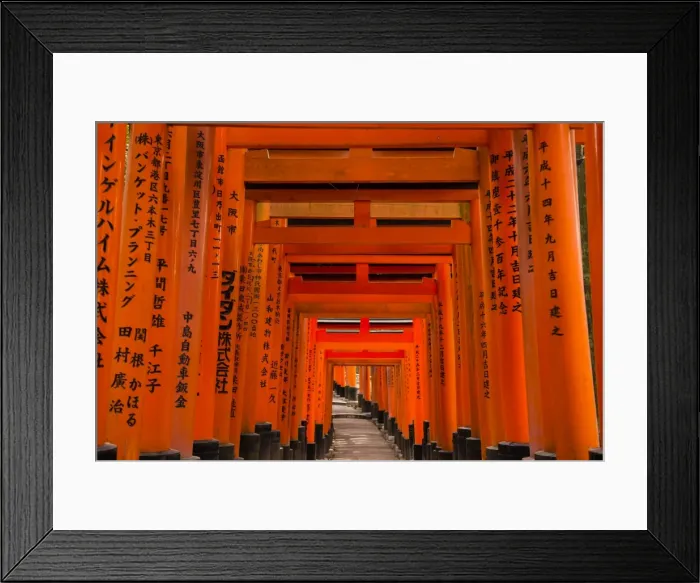 Framed Print : The Endless Red Gates (torii) of Kyotos Fushimi Inari Shrine, Kyoto, Japan, Asia Framed Print : The Endless Red Gates (torii) of Kyotos Fushimi Inari Shrine, Kyoto, Japan, Asia