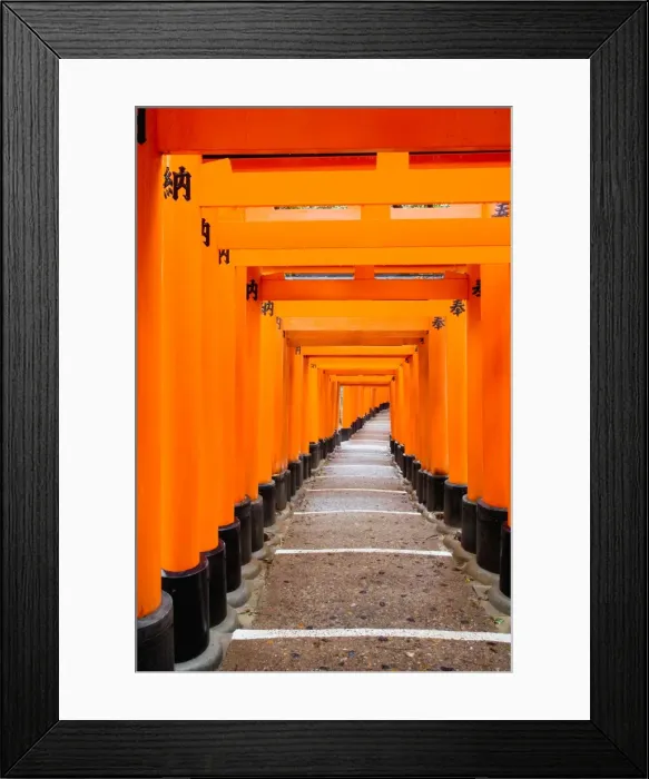 Framed Print : Red Torii gates, Fushimi Inari Taisha Shrine, Kyoto, Kansai Region, Honshu, Japan, Asia Framed Print : Red Torii gates, Fushimi Inari Taisha Shrine, Kyoto, Kansai Region, Honshu, Japan, Asia