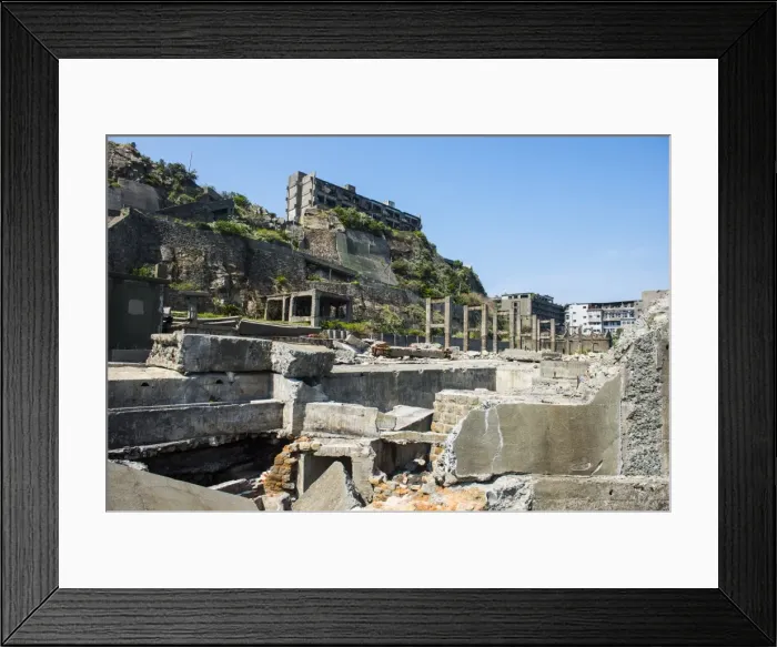 Framed Print : Hashima Island Gunkanjima (Warship Island), Nagasaki, Kyushu, Japan, Asia Framed Print : Hashima Island Gunkanjima (Warship Island), Nagasaki, Kyushu, Japan, Asia