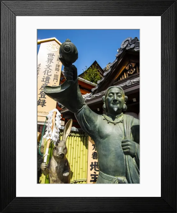 Framed Print : Statue in the Kiyomizu-dera Buddhist Temple, UNESCO World Heritage Site, Kyoto, Japan, Asia Framed Print : Statue in the Kiyomizu-dera Buddhist Temple, UNESCO World Heritage Site, Kyoto, Japan, Asia