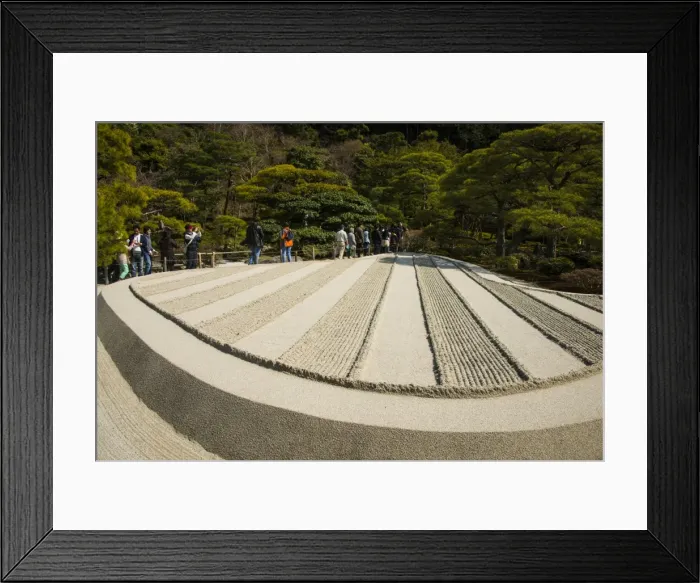 Framed Print : Sand structure in the Ginkaku-ji Zen Temple, UNESCO World Heritage Site, Kyoto, Japan, Asia Framed Print : Sand structure in the Ginkaku-ji Zen Temple, UNESCO World Heritage Site, Kyoto, Japan, Asia