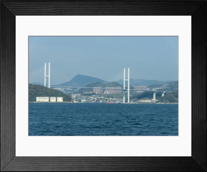 Framed Print : Megami Bridge, Nagasaki, Kyushu, Japan, Asia Framed Print : Megami Bridge, Nagasaki, Kyushu, Japan, Asia