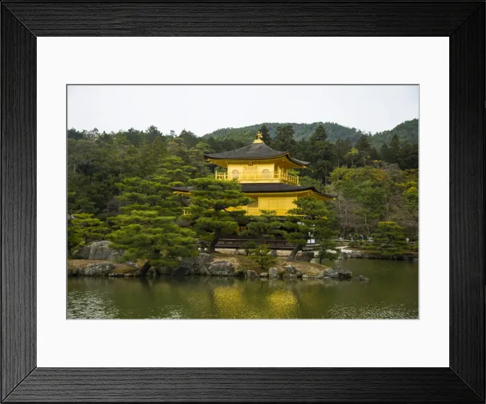 Framed Print : Kinkaku. Ji or golden pavillon buddhist temple, Unesco world heritage sight Kyoto, Japan Framed Print : Kinkaku. Ji or golden pavillon buddhist temple, Unesco world heritage sight Kyoto, Japan