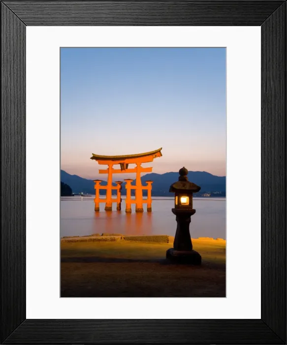 Framed Print : The famous vermillion coloured floating torii gate, Itsuku-shima Shrine, UNESCO World Heritage Site, Miyajima, Honshu, Japan, Asia Framed Print : The famous vermillion coloured floating torii gate, Itsuku-shima Shrine, UNESCO World Heritage Site, Miyajima, Honshu, Japan, Asia