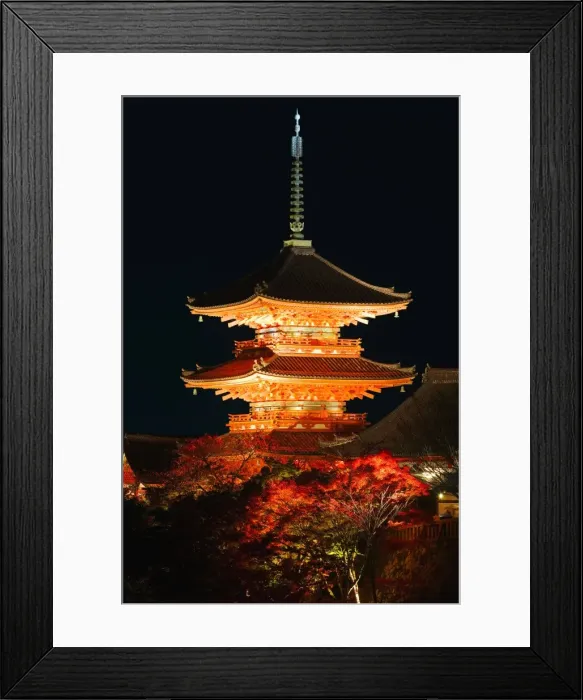 Framed Print : Kiyomizu-Dera Temple, first built in 798, UNESCO World Heritage Site, Kyoto, Kansai Region, Honshu, Japan, Asia Framed Print : Kiyomizu-Dera Temple, first built in 798, UNESCO World Heritage Site, Kyoto, Kansai Region, Honshu, Japan, Asia
