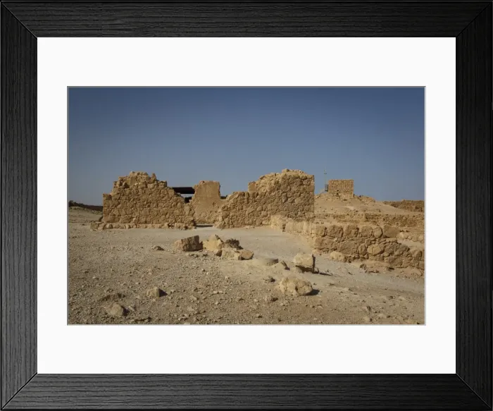 Framed Print : View over the Judean Desert from Masada fortress, Israel, Middle East Framed Print : View over the Judean Desert from Masada fortress, Israel, Middle East