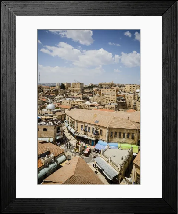 Framed Print : View over the Old City, UNESCO World Heritage Site, Jerusalem, Israel, Middle East Framed Print : View over the Old City, UNESCO World Heritage Site, Jerusalem, Israel, Middle East
