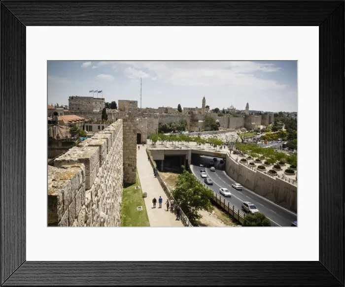 Framed Print : The Old City walls, UNESCO World Heritage Site, Jerusalem, Israel, Middle East Framed Print : The Old City walls, UNESCO World Heritage Site, Jerusalem, Israel, Middle East