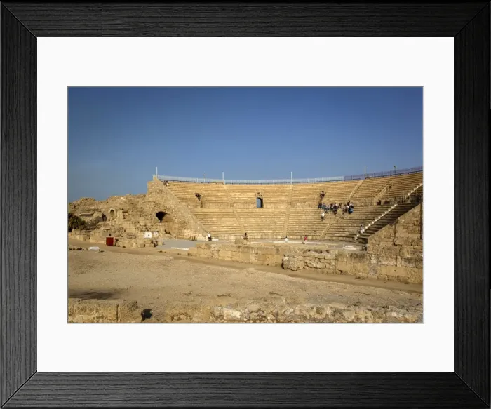 Framed Print : The Roman amphitheatre, Caesarea, Israel, Middle East Framed Print : The Roman amphitheatre, Caesarea, Israel, Middle East
