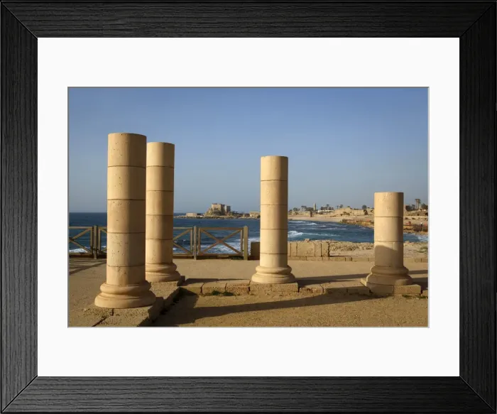 Framed Print : Herods Palace ruins, Caesarea, Israel, Middle East Framed Print : Herods Palace ruins, Caesarea, Israel, Middle East