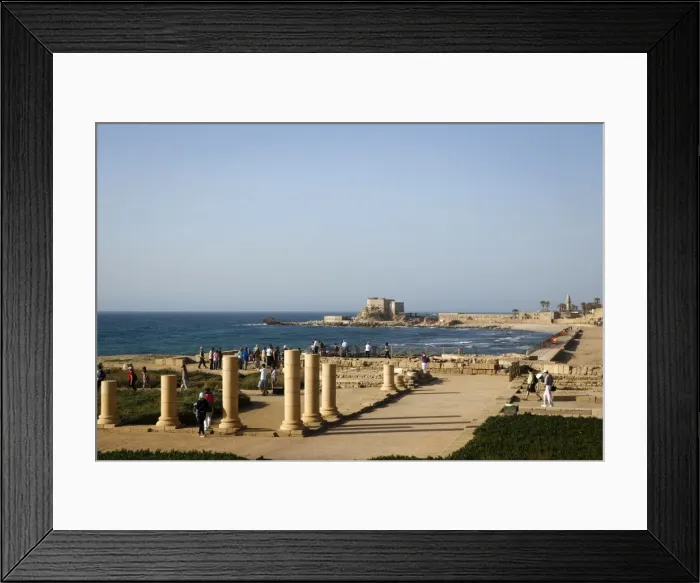 Framed Print : Herods Palace ruins and the hippodrome, Caesarea, Israel, Middle East Framed Print : Herods Palace ruins and the hippodrome, Caesarea, Israel, Middle East