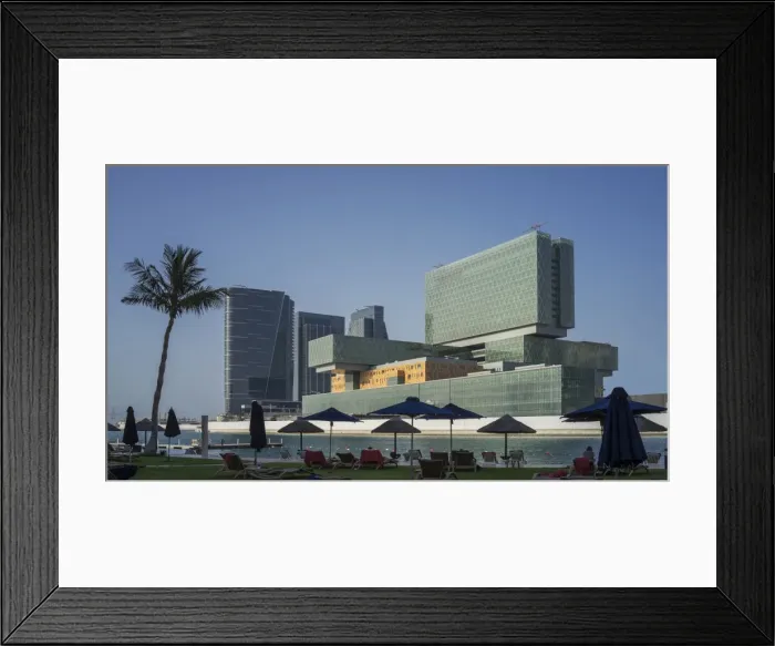 Framed Print : New Business Center on Al-Maryah Island, Abu Dhabi, United Arab Emirates, Middle East Framed Print : New Business Center on Al-Maryah Island, Abu Dhabi, United Arab Emirates, Middle East