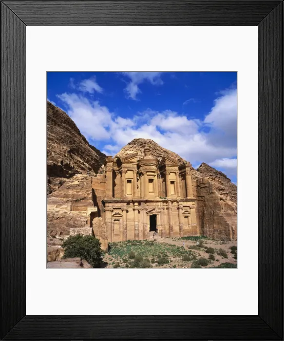 Framed Print : El Deir Monastery, Petra, Jordan Framed Print : El Deir Monastery, Petra, Jordan