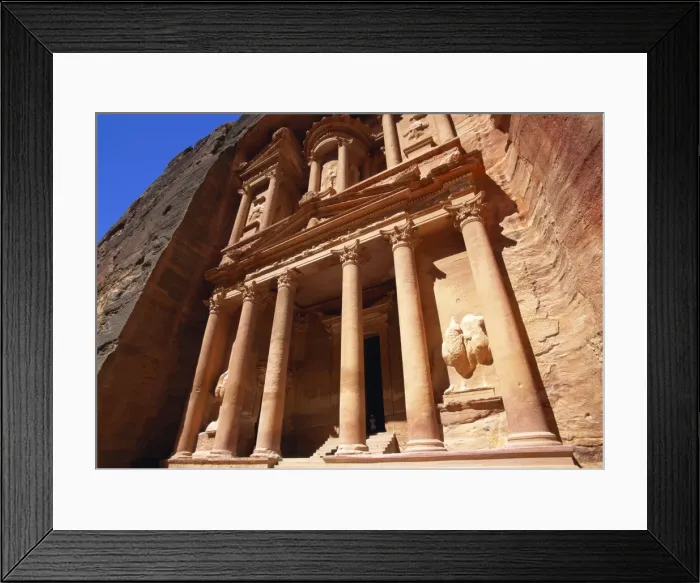 Framed Print : El Khazneh, Petra, Jordan Framed Print : El Khazneh, Petra, Jordan