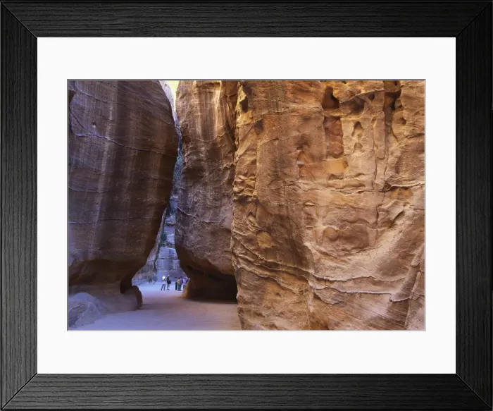 Framed Print : Tourists at Petra, Jordan, Middle east Framed Print : Tourists at Petra, Jordan, Middle east