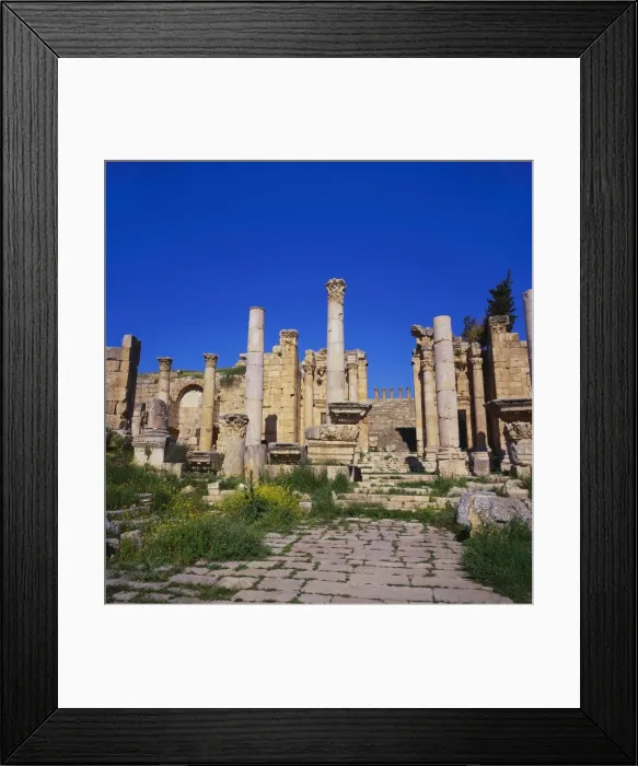 Framed Print : Temple of Artemis, Jerash, Jordan, Middle East Framed Print : Temple of Artemis, Jerash, Jordan, Middle East