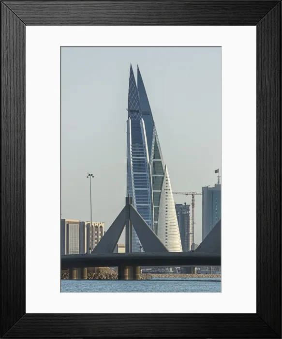 Framed Print : Bahrain World Trade Center, Manama, Bahrain, Middle East Framed Print : Bahrain World Trade Center, Manama, Bahrain, Middle East