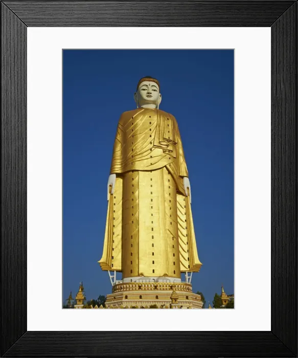 Framed Print : Bodhi Tataung, Buddha statue of 129 m high, Monywa, Sagaing Division, Myanmar (Burma), Asia Framed Print : Bodhi Tataung, Buddha statue of 129 m high, Monywa, Sagaing Division, Myanmar (Burma), Asia