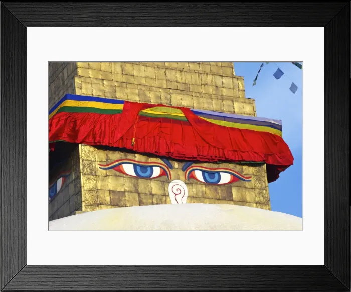 Framed Print : All seeing eyes of the Buddha, Boudhanath Stupa, UNESCO World Heritage Site, Kathmandu, Nepal, Asia Framed Print : All seeing eyes of the Buddha, Boudhanath Stupa, UNESCO World Heritage Site, Kathmandu, Nepal, Asia