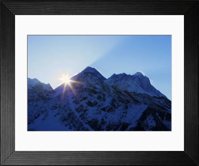 Framed Print : Sunrise over Mount Everest, from Gokyo Ri, Solukhumbu District, Sagarmatha National Park, UNESCO World Heritage Site, Nepal, Himalayas, Asia Framed Print : Sunrise over Mount Everest, from Gokyo Ri, Solukhumbu District, Sagarmatha National Park, UNESCO World Heritage Site, Nepal, Himalayas, Asia