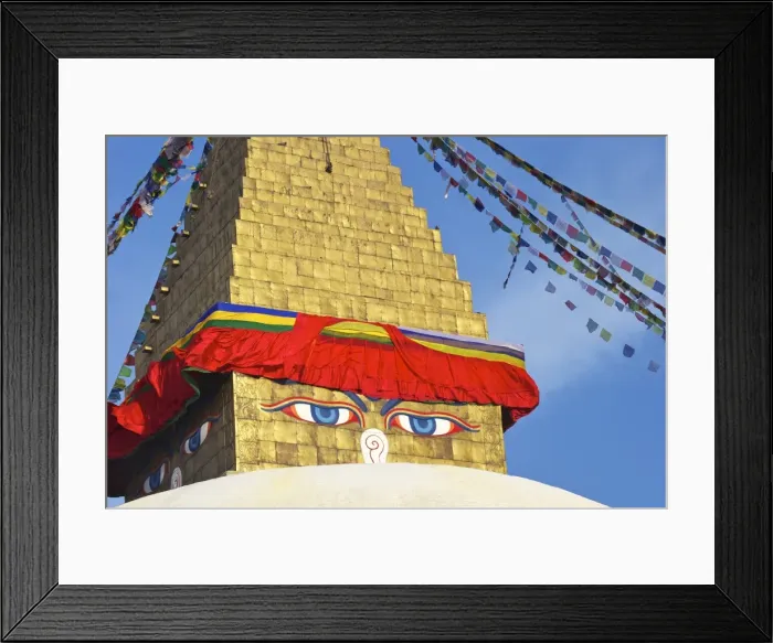 Framed Print : All seeing eyes of the Buddha, Boudhanath Stupa, UNESCO World Heritage Site, Kathmandu, Nepal, Asia Framed Print : All seeing eyes of the Buddha, Boudhanath Stupa, UNESCO World Heritage Site, Kathmandu, Nepal, Asia